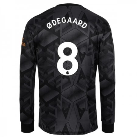 Goedkope Arsenal Odegaard 8 Uitshirt 2022-23 Lange Mouw